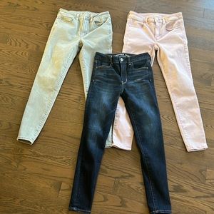 AEO High Rise Jeggings size 6